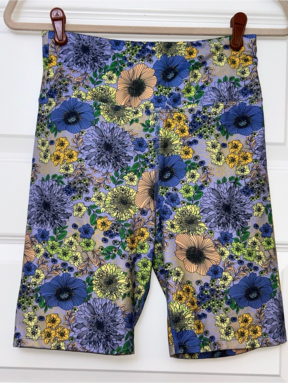 Nanette Lepore Floral Print Pull on Bike Shorts